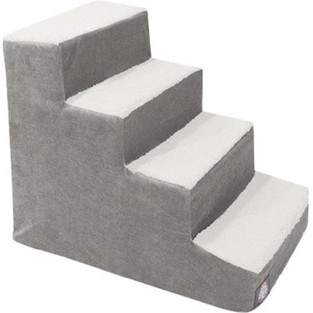 River Soap Co MajesticPet  4 Step Villa Sherpa Pet Stairs, Vintage MA331191